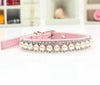 Pearl Crystal Necklace Cat Collar