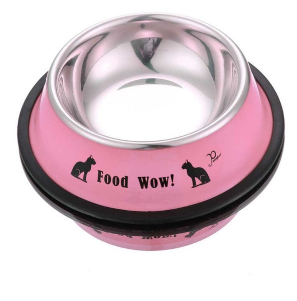 Stainless Steel Round Cat Feeding Bowl
