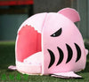 Warm Soft Shark Kennel Cat Bed